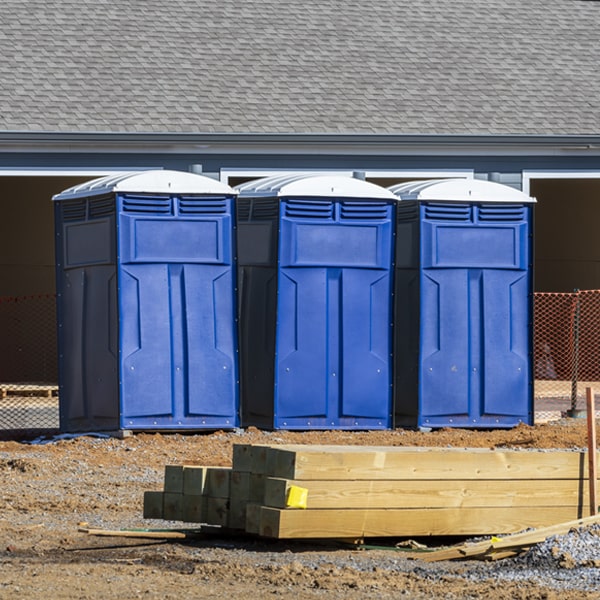 do you offer hand sanitizer dispensers inside the portable toilets in Bradford